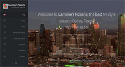 Desktop Screenshot of carminespizza.net